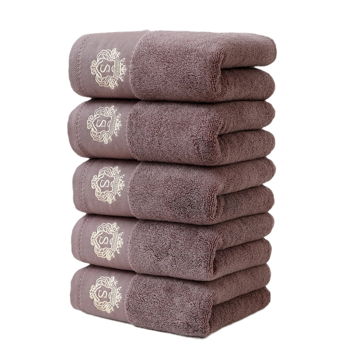 5Pcs Towels Gift Set - Thickened, Ultra Soft & Highly Absorbent, 35x75cm Towel, Men & Women Couples, Ideal for Daily Use