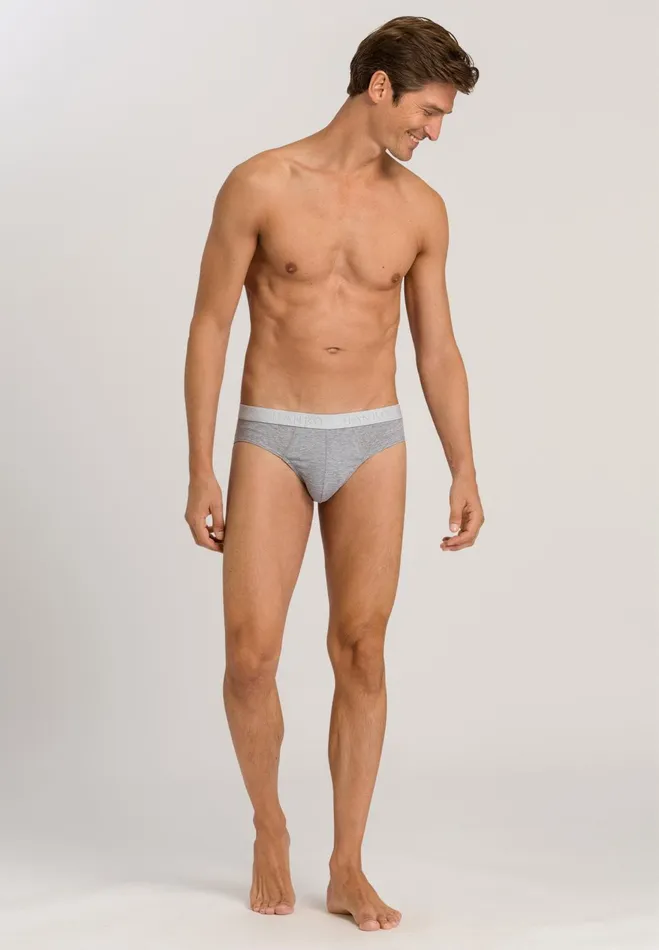 2Pack Cotton Briefs Light Melange Men HANRO Multipacks