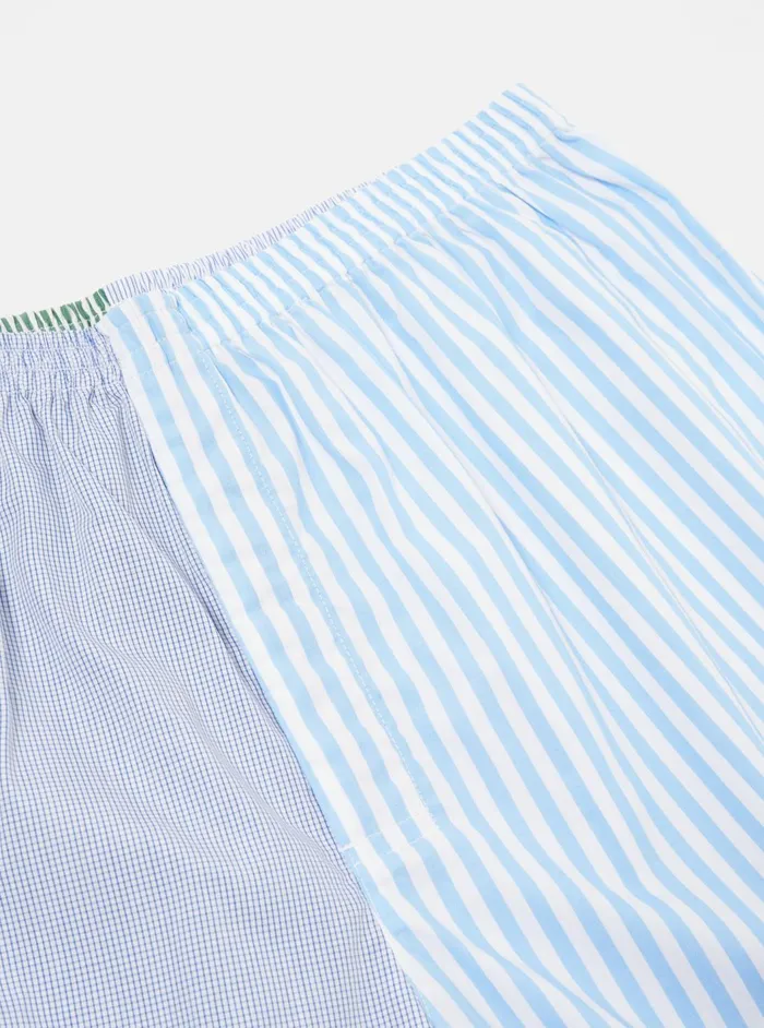 3 Pack Boxer Short In Blue Classic Mix Men Universal Works Underwear