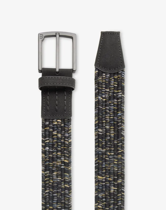 Accessories Belts TravisMathew POPSICLE 20 STRETCH WOVEN BELT Blackquiet Harbor