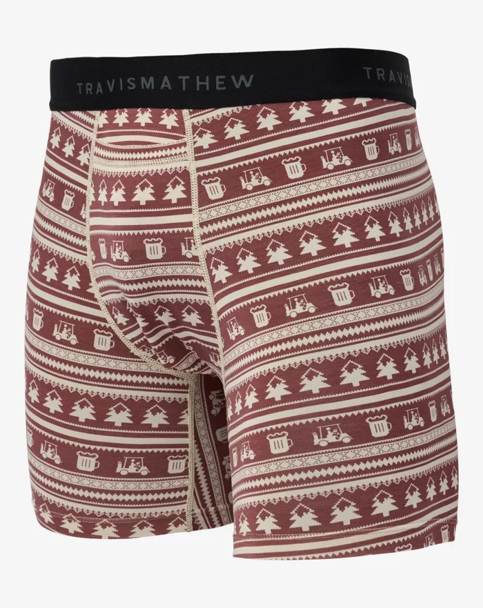 Accessories Boxers TravisMathew UNWELCOME GUESTS BOXER Roan Rouge