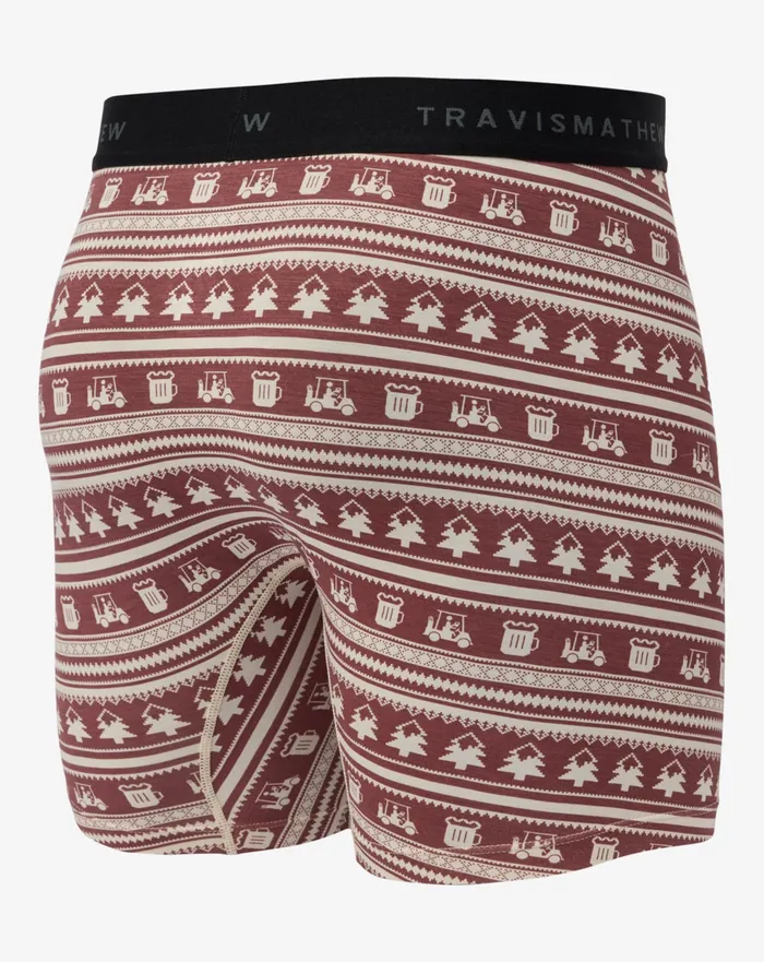 Accessories Boxers TravisMathew UNWELCOME GUESTS BOXER Roan Rouge