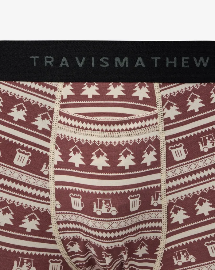 Accessories Boxers TravisMathew UNWELCOME GUESTS BOXER Roan Rouge