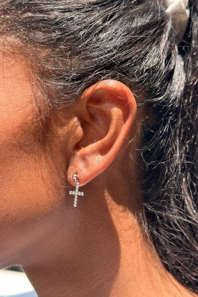 Accessories Dangling Cross Earrings Brandy Melville JEWELRY