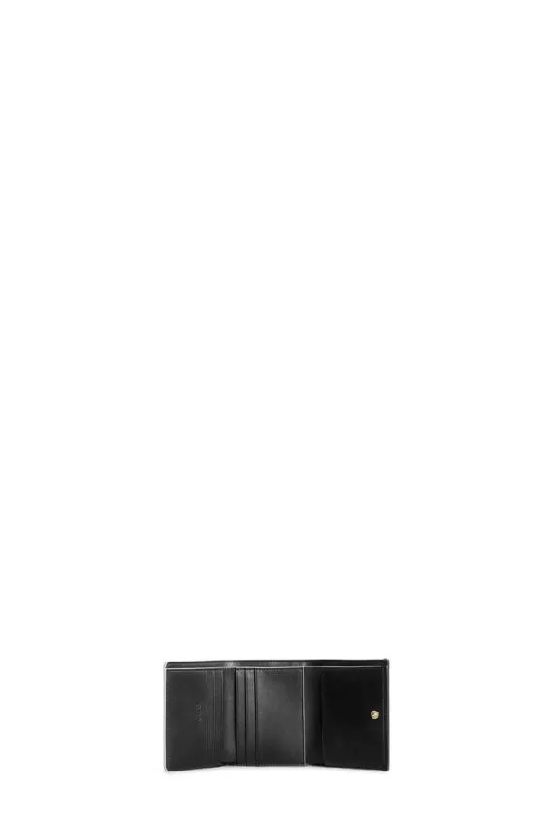 Accessories GANNI Wallets Black Bou Trifold Wallet Black Accessories GANNI Wallets Black Bou Trifold Wallet Black