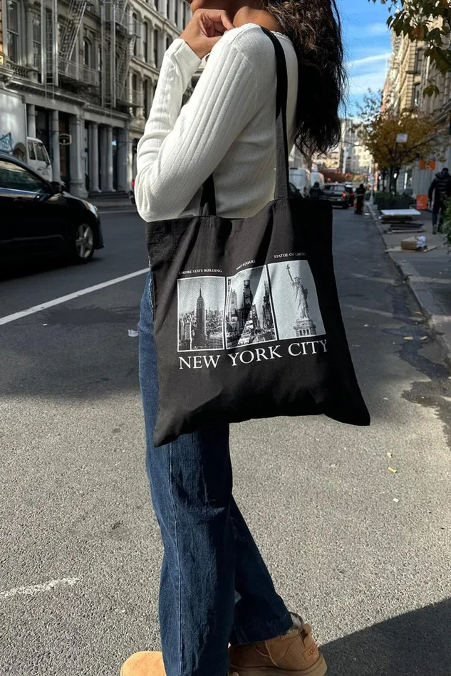 Accessories NYC Landmark Tote Bag Brandy Melville BAGS and BACKPACKS