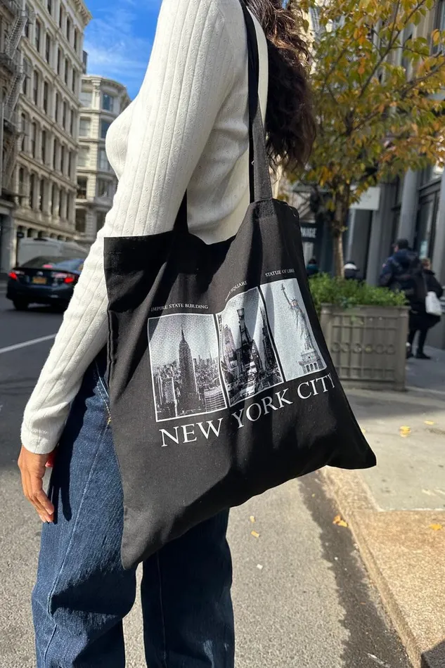 Accessories NYC Landmark Tote Bag Brandy Melville BAGS and BACKPACKS