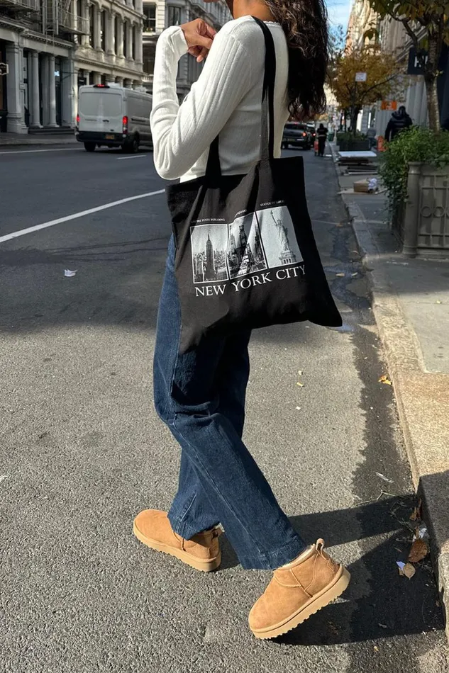 Accessories NYC Landmark Tote Bag Brandy Melville BAGS and BACKPACKS