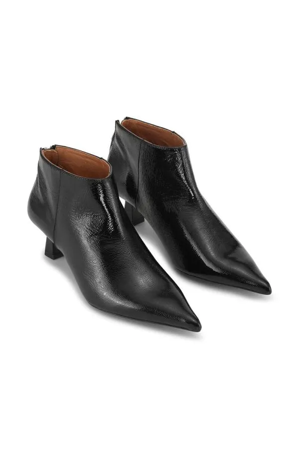 AccessoriesShoes GANNI Boots Soft Pointy Crop Boots Naplack Black AccessoriesShoes GANNI Boots Soft Pointy Crop Boots Naplack Black