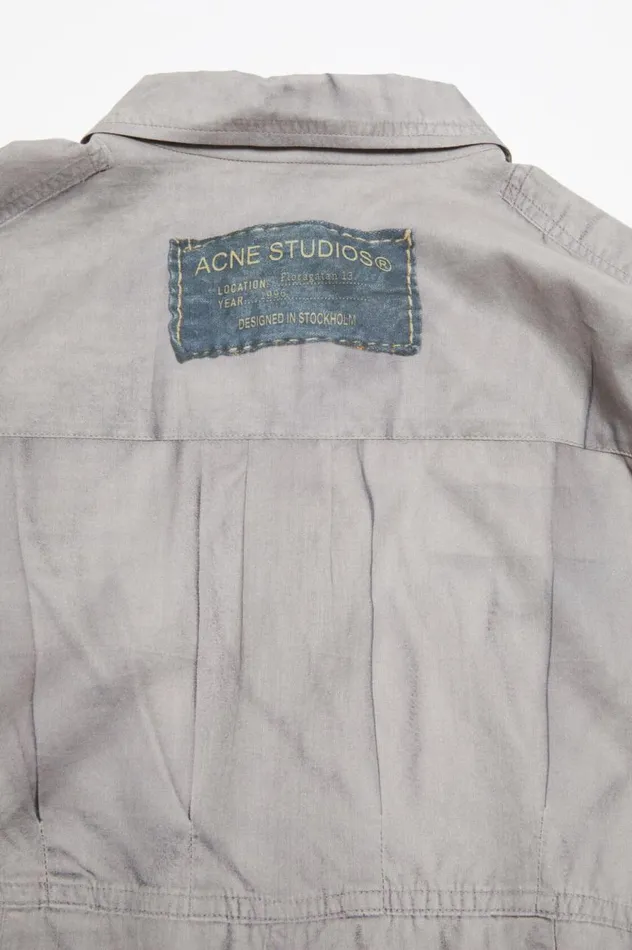 Acne Studios Buttonup Shirt Printed Light Brown Women Shirts and Blouses