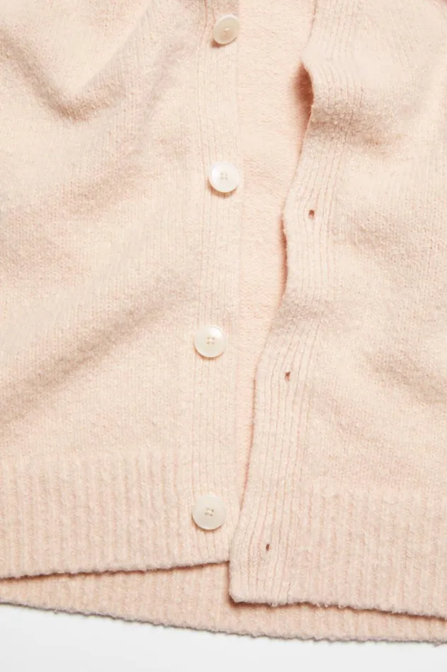 Acne Studios Cardigan Wool Blend Light Pink Men Knitwear