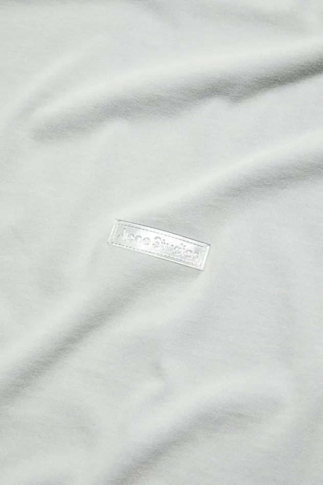 Acne Studios Crew Neck Tshirt 8211 Relaxed Fit Soft Blue Women Tshirts