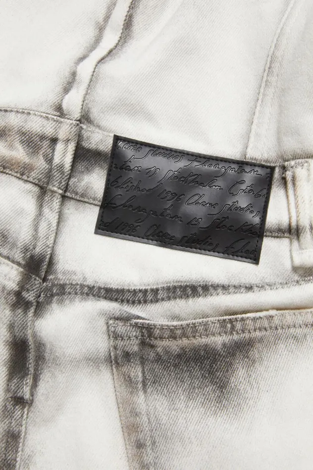 Acne Studios Denim Dress Whiteblack Women Dresses