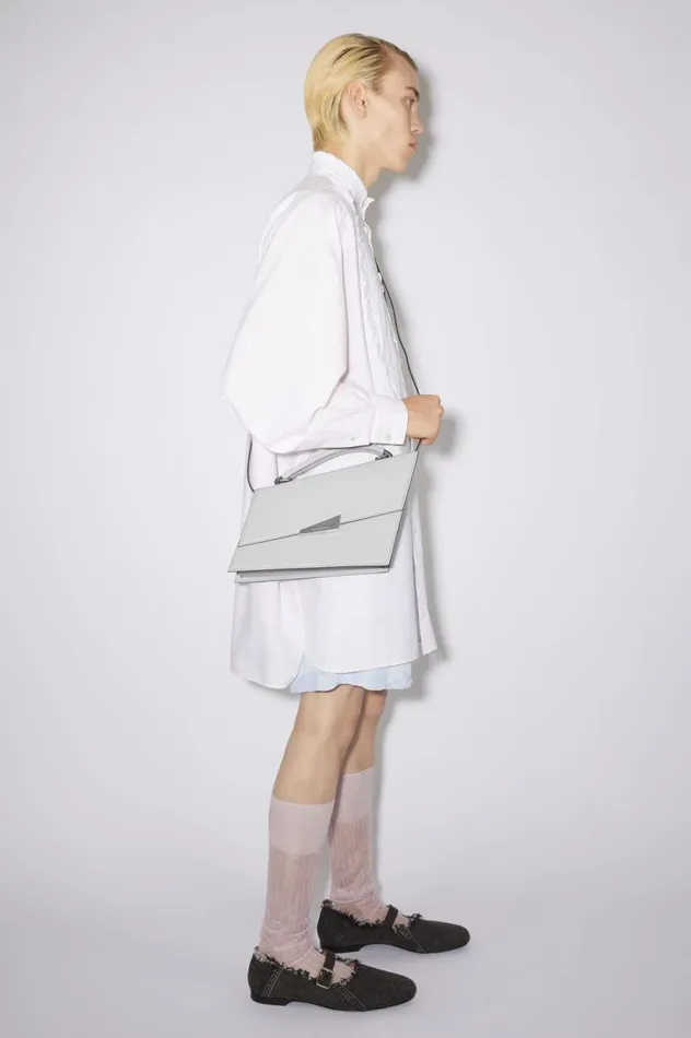 Acne Studios Distortion Handbag Light Grey Men Bags
