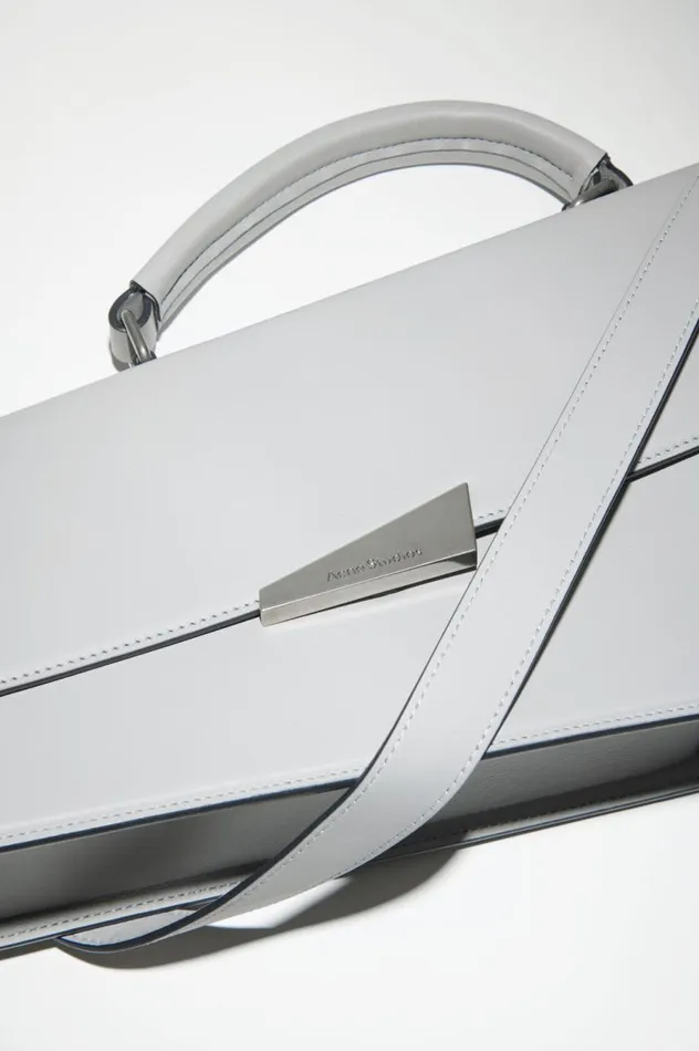 Acne Studios Distortion Handbag Light Grey Men Bags