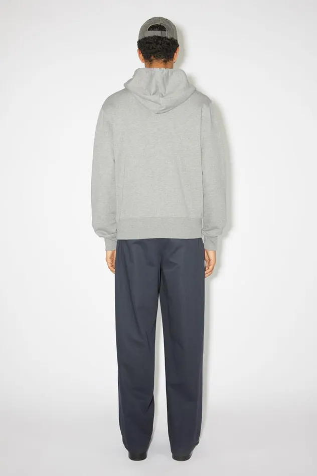 Acne Studios Hooded Sweatshirt 8211 Regular Fit Light Grey Melange Women Sweatshirts