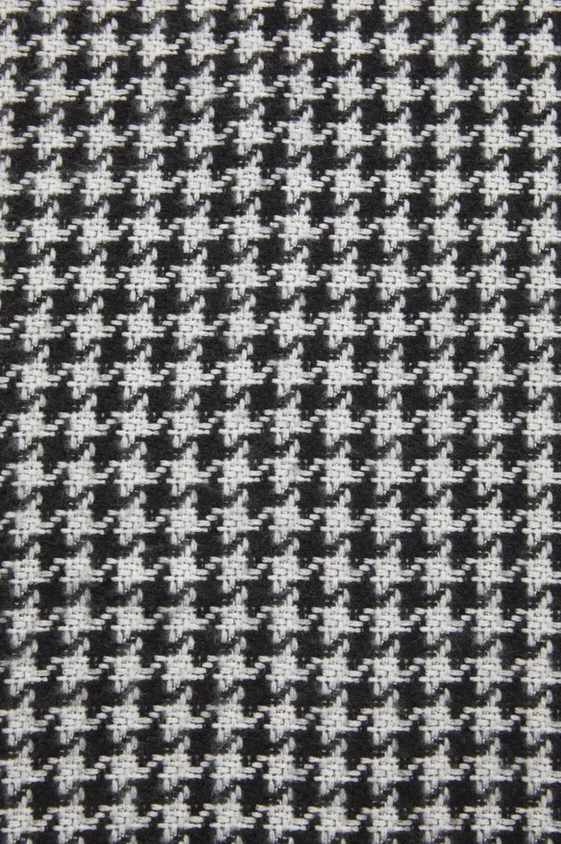 Acne Studios Houndstooth Scarf Blackwhite Women Scarves