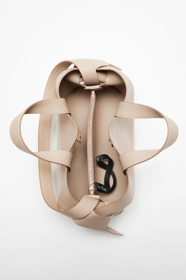 Acne Studios Musubi Midi Tote Taupe Beige Women Bags