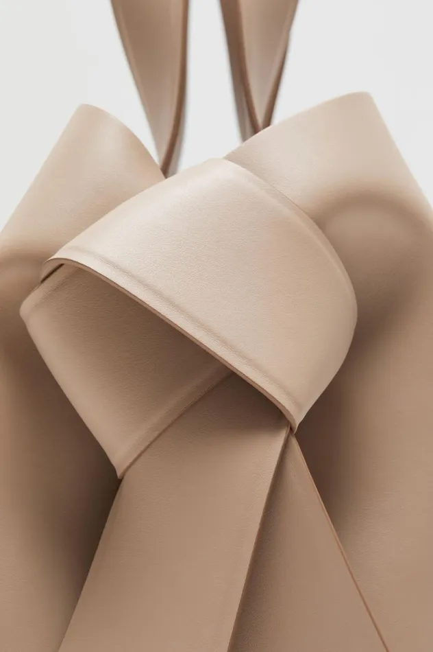 Acne Studios Musubi Midi Tote Taupe Beige Women Bags