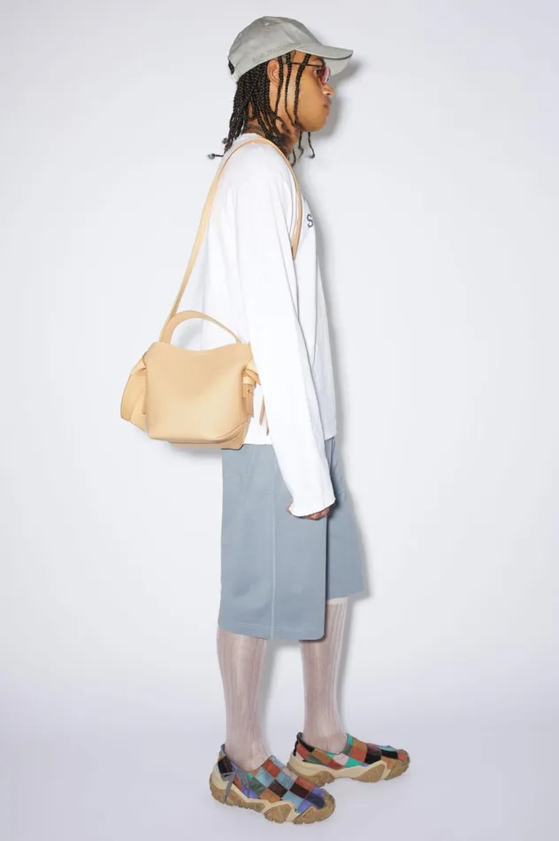 Acne Studios Musubi Mini Shoulder Bag Dune Beige Men Bags
