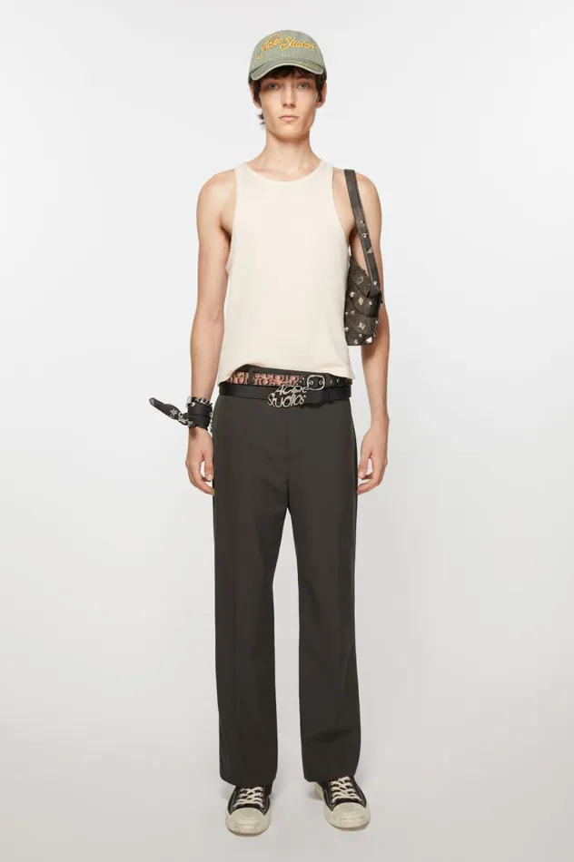 Acne Studios Musubi Shoulder Bag Dark Brown Men Bags