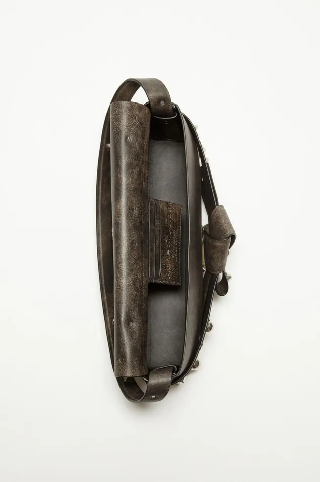 Acne Studios Musubi Shoulder Bag Dark Brown Men Bags
