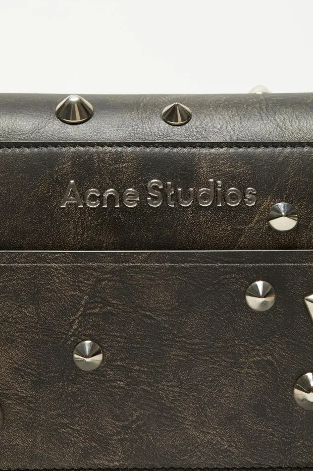 Acne Studios Musubi Shoulder Bag Dark Brown Men Bags