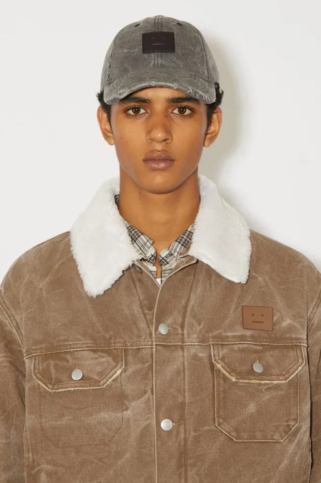 Acne Studios Padded Denim Jacket Toffee Brown Women Outerwear