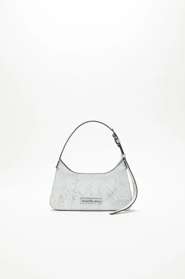 Acne Studios Platt Micro Shoulder Bag White Men Bags