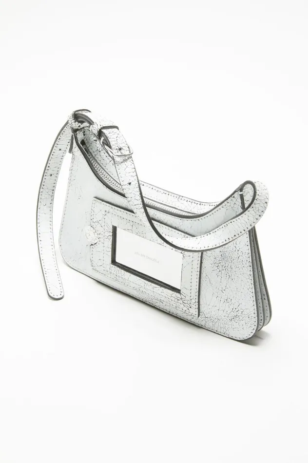 Acne Studios Platt Micro Shoulder Bag White Men Bags