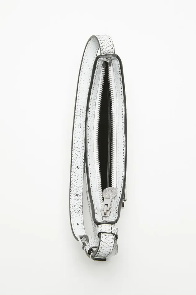 Acne Studios Platt Micro Shoulder Bag White Men Bags