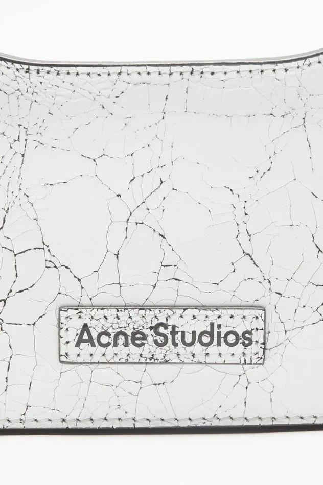 Acne Studios Platt Micro Shoulder Bag White Men Bags
