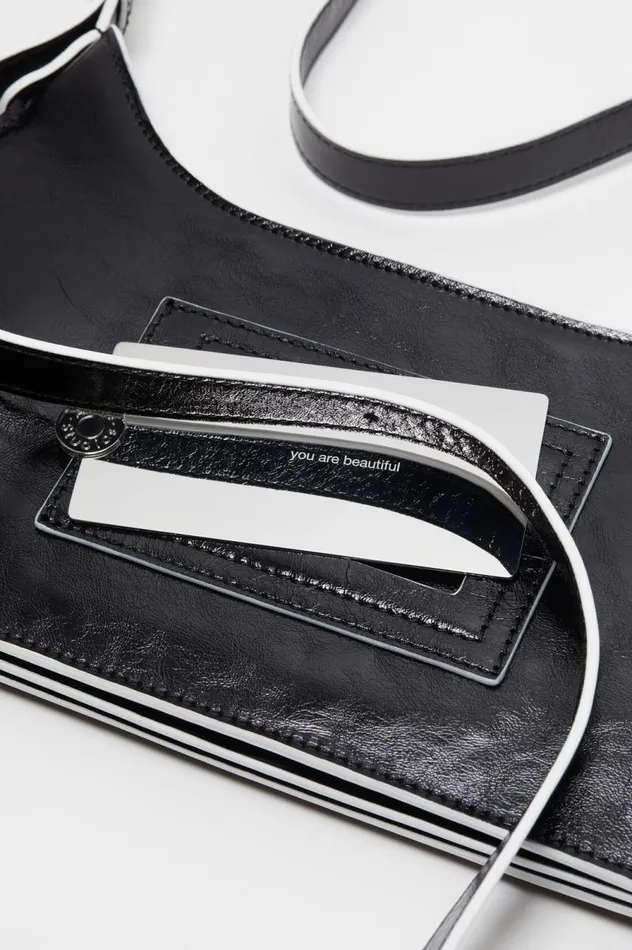 Acne Studios Platt Mini Shoulder Bag Black Women Bags