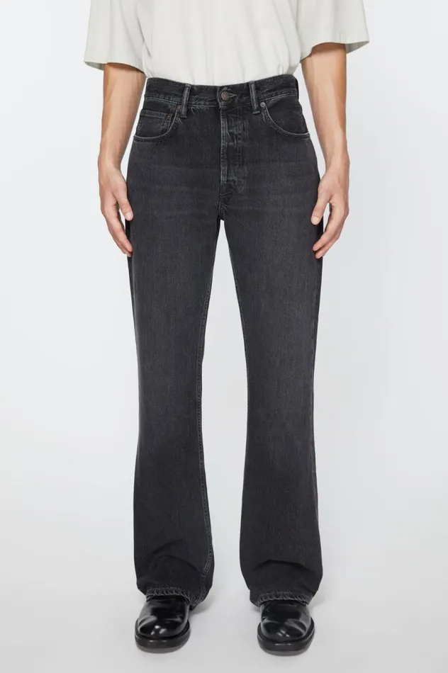 Acne Studios Regular Fit Jeans 8211 1992M Black Men Jeans