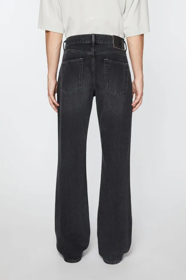 Acne Studios Regular Fit Jeans 8211 1992M Black Men Jeans