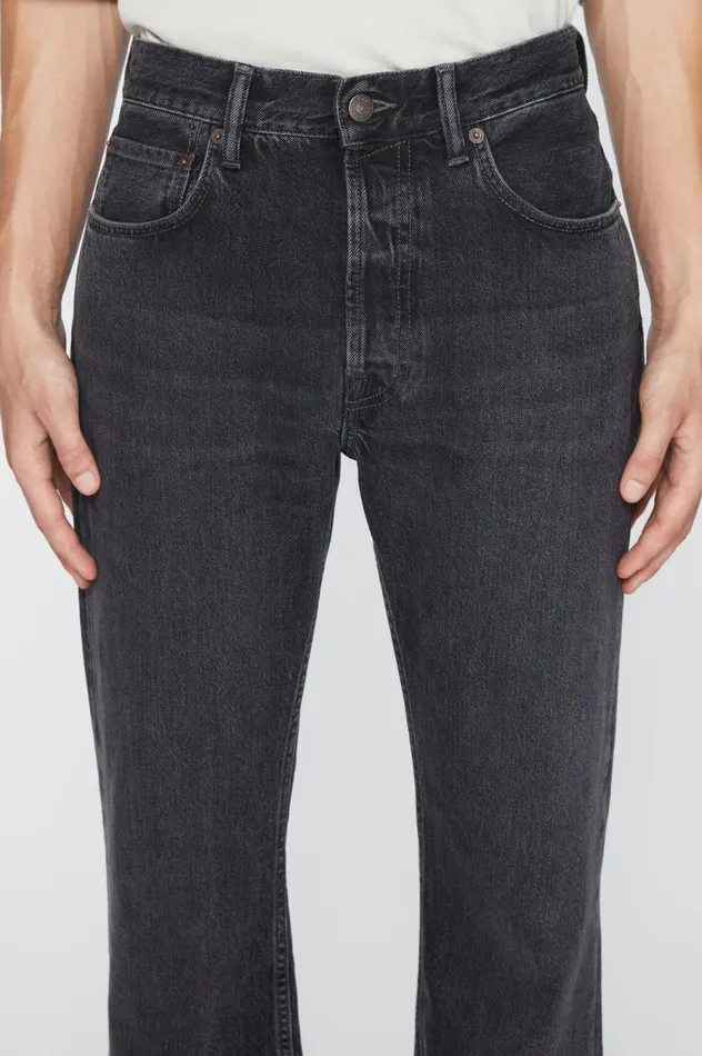 Acne Studios Regular Fit Jeans 8211 1992M Black Men Jeans