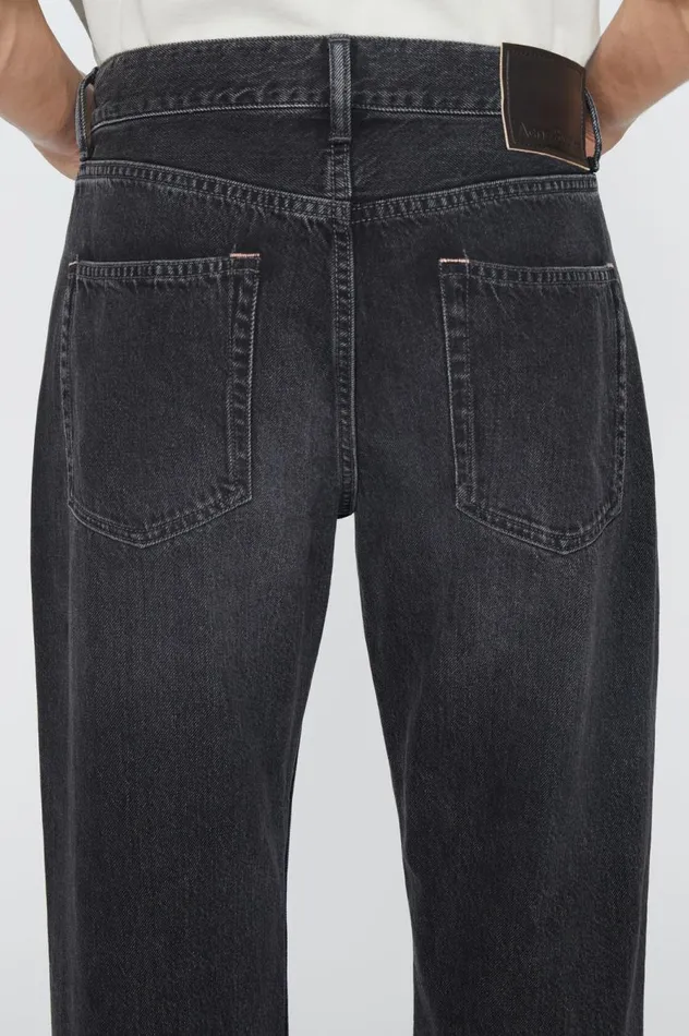 Acne Studios Regular Fit Jeans 8211 1992M Black Men Jeans