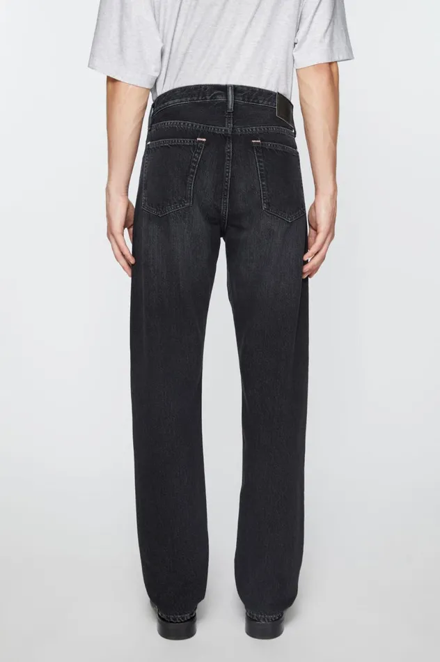 Acne Studios Regular Fit Jeans 8211 1996 Black Men Jeans