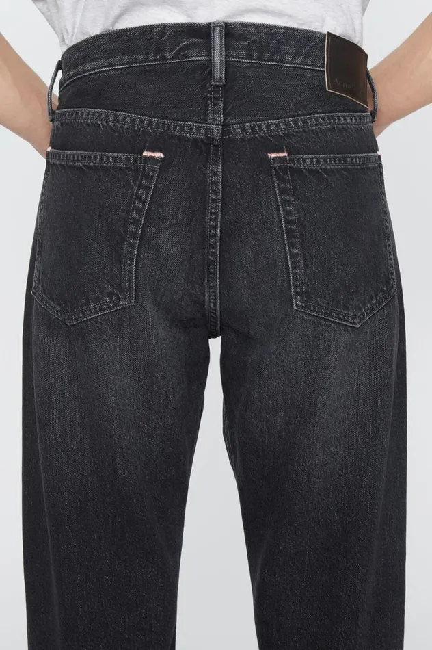 Acne Studios Regular Fit Jeans 8211 1996 Black Men Jeans