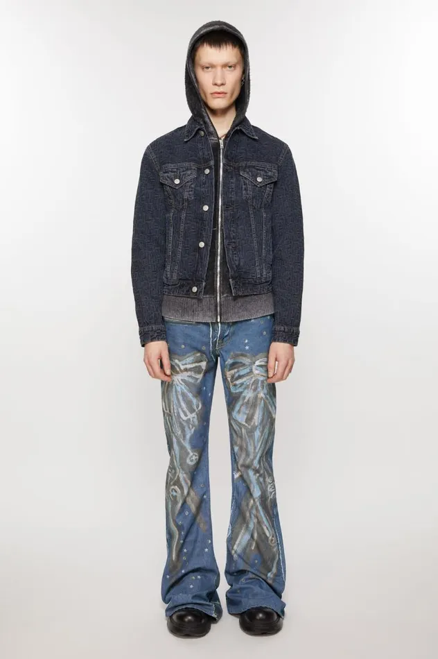 Acne Studios Regular Fit Jeans 8211 2024M Mid Blue Men Trousers