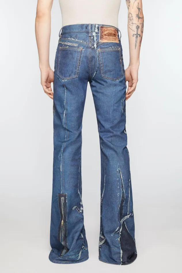 Acne Studios Regular Fit Jeans 8211 2024M Mid Blue Men Trousers