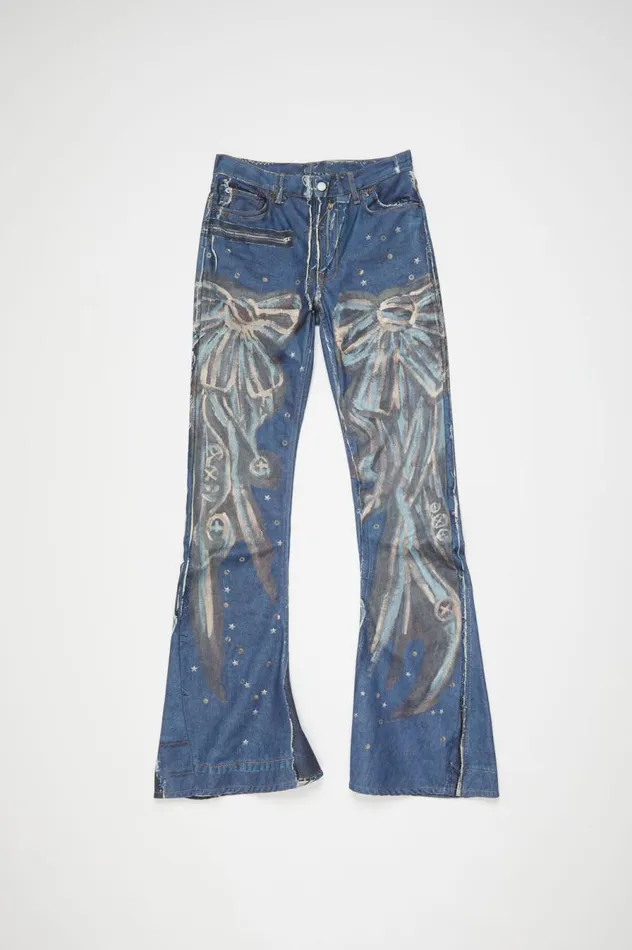 Acne Studios Regular Fit Jeans 8211 2024M Mid Blue Men Trousers