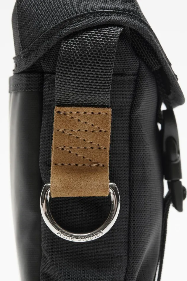 Acne Studios Ripstop Mini Pouch Bag Black Men Bags