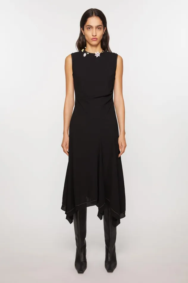 Acne Studios Sleeveless Dress Black Women Dresses