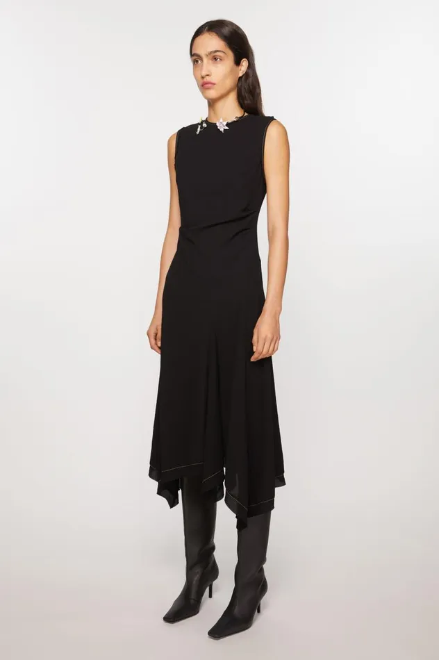 Acne Studios Sleeveless Dress Black Women Dresses