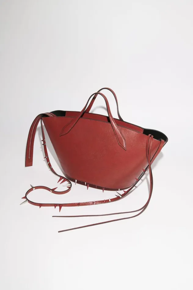 Acne Studios Spike Shoulder Bag Red Men Bags
