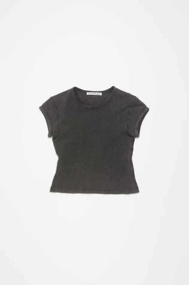 Acne Studios Tshirt 8211 Fitted Unisex Fit Faded Grey Women Tshirts