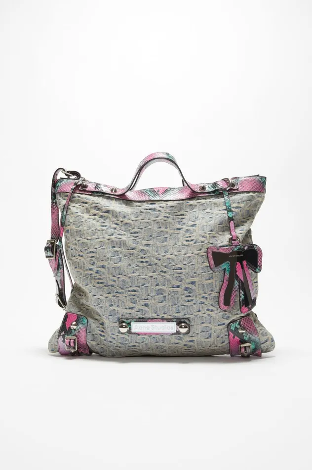 Acne Studios Tote Bag Light Bluepink Men Bags