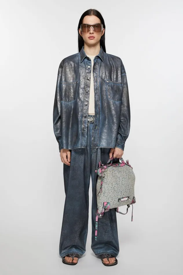 Acne Studios Tote Bag Light Bluepink Men Bags