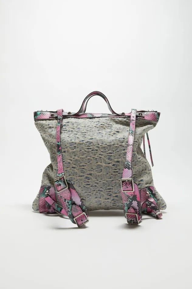Acne Studios Tote Bag Light Bluepink Men Bags